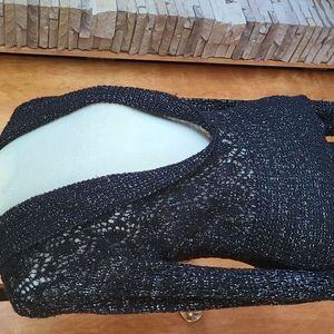 Sparkly Black Sweater